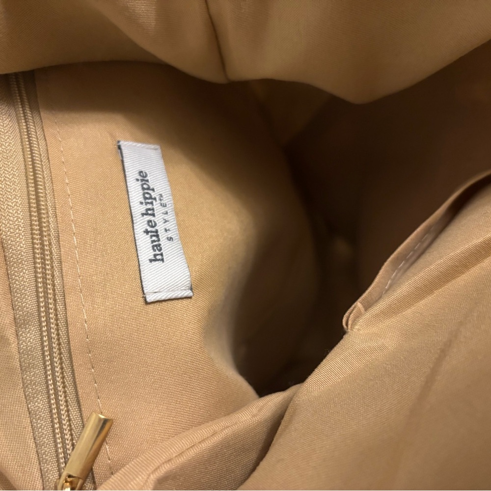 Haute Hippie Crochet Tote Bag with Pearl Accents - Picture 4 of 4